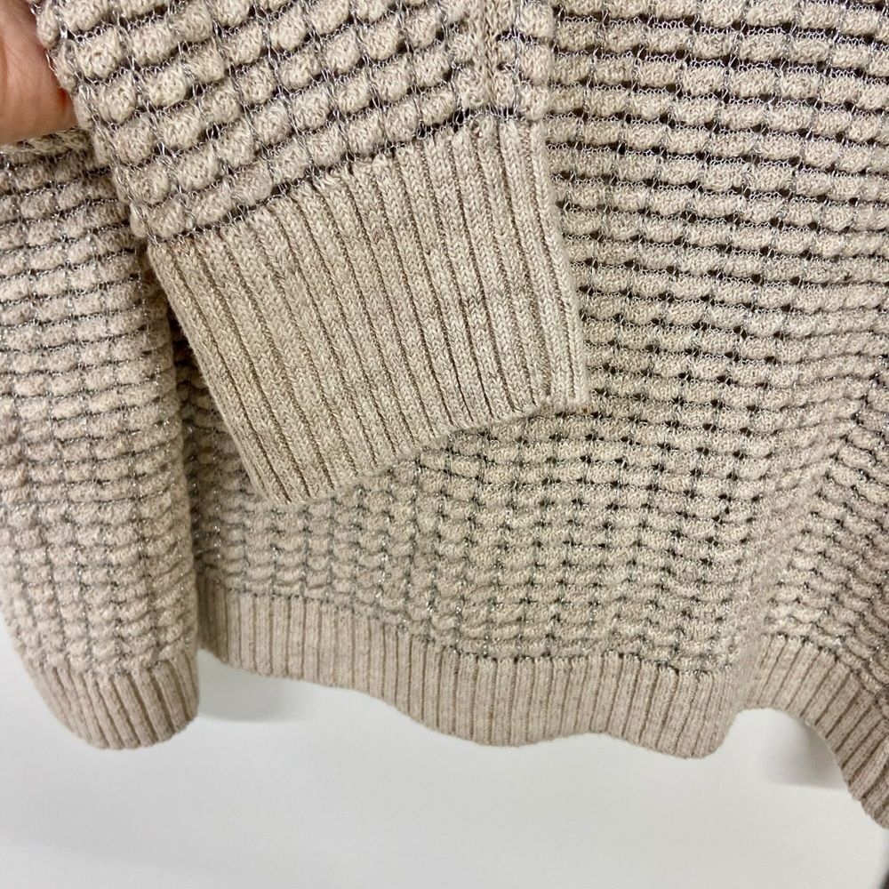Lafayette 148 New York Textured Stitch Crewneck Linen Silk Blend Cardigan XL - Picture 12 of 12